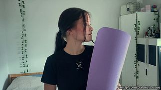TikTok Burpee Fail: Sweaty Thot Pussy Flood Live