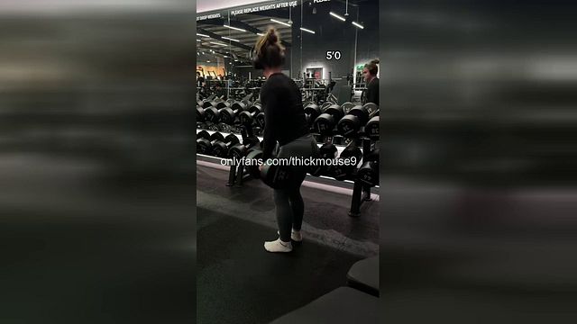 18yo Post-Workout Train: Pussy & Ass Double Creampie IG
